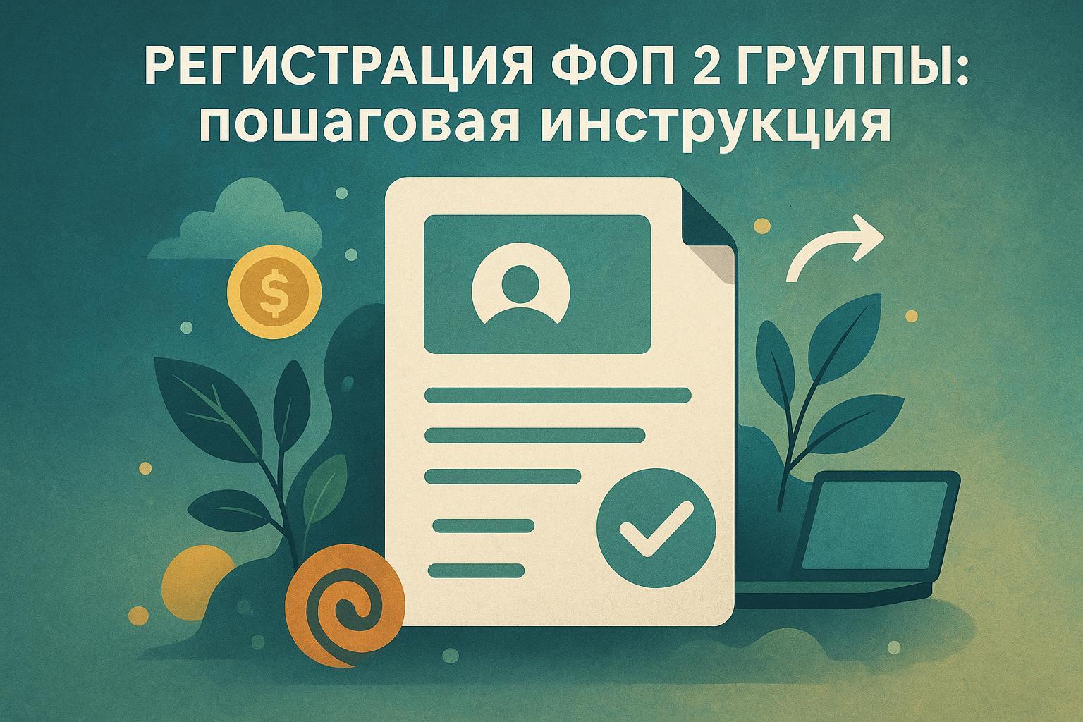 Регистрация ФОП 2 группы: пошаговая инструкция
