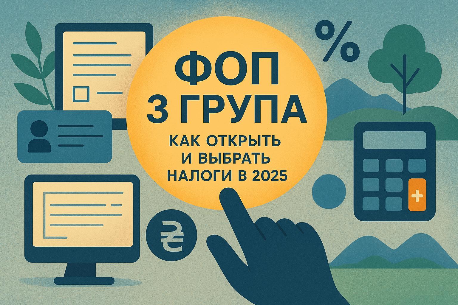 ФОП 3 группа: как открыть и выбрать налоги в 2025