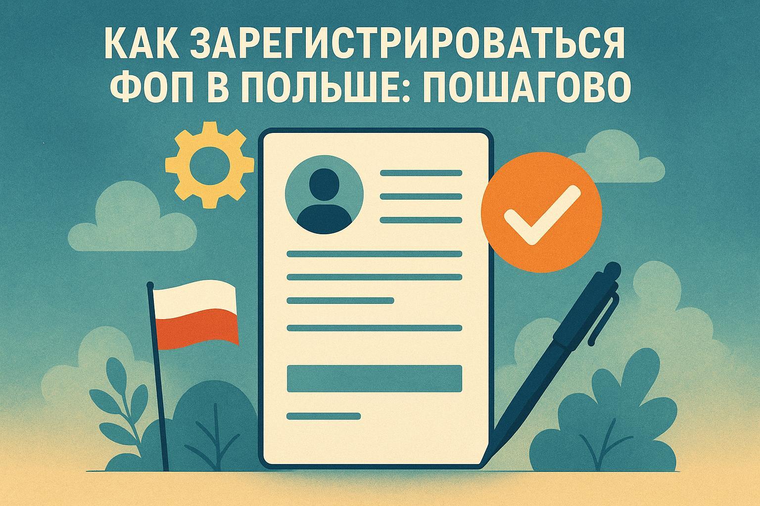 Как зарегистрироваться ФОП в Польше: пошагово