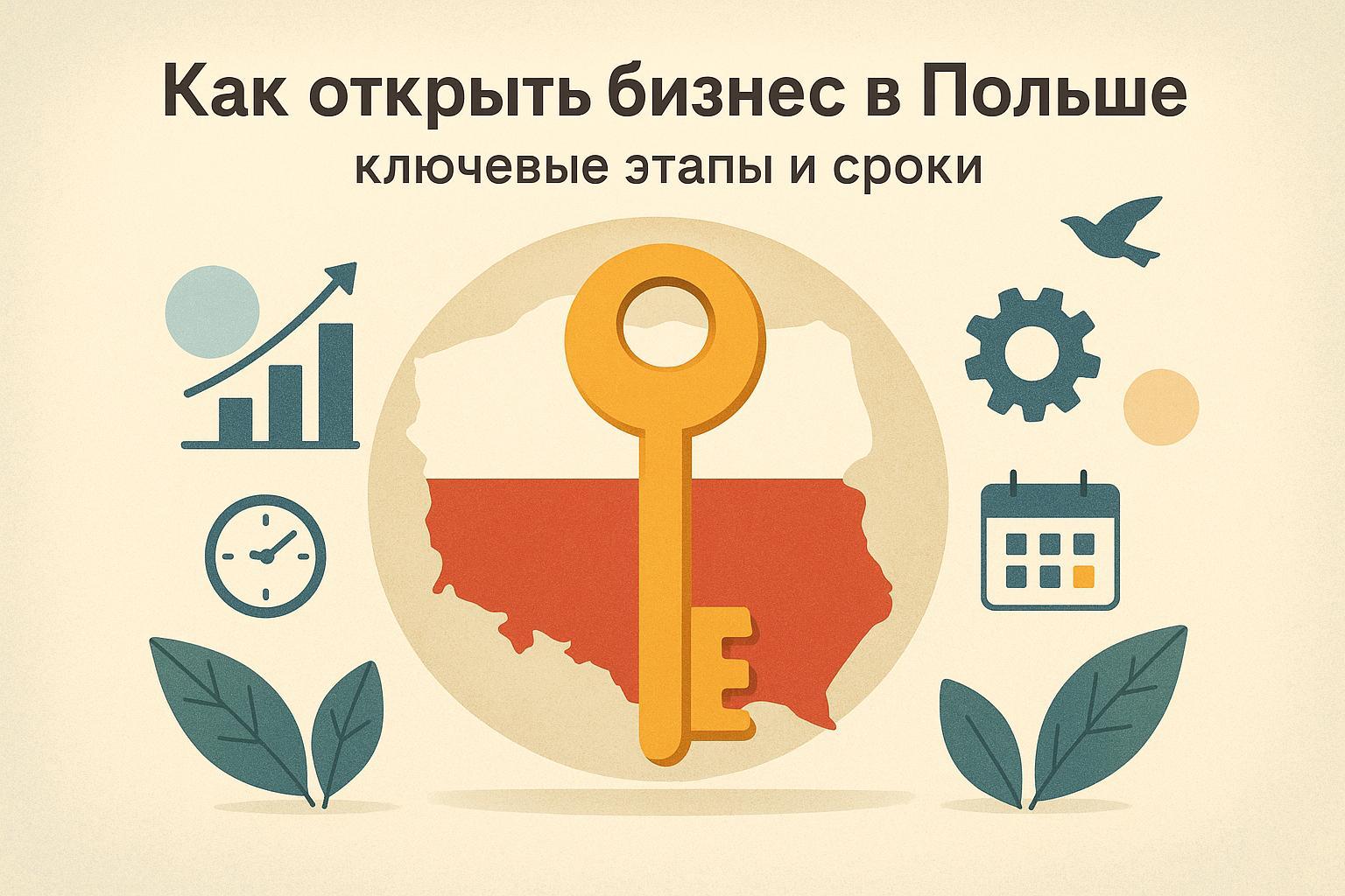Как открыть бизнес в Польше: ключевые этапы и сроки