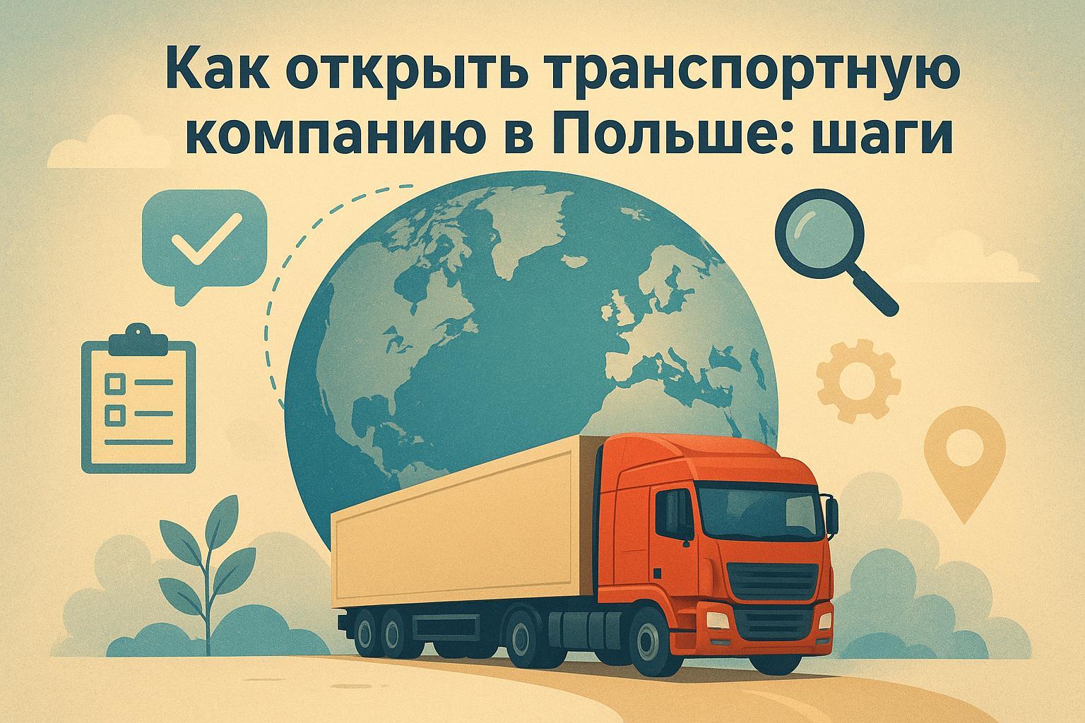 Как открыть транспортную компанию в Польше: шаги