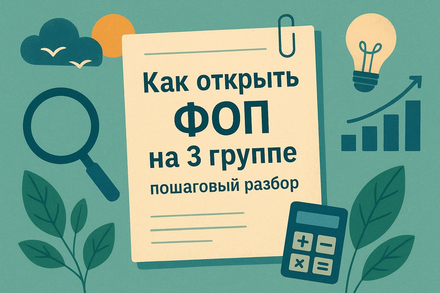 Как открыть ФОП на 3 группе: пошаговый разбор