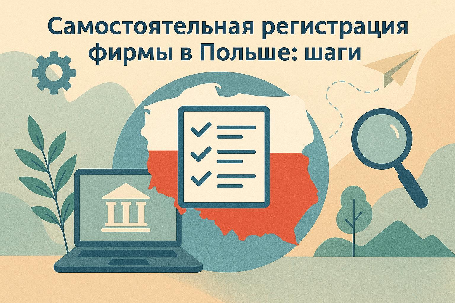 Самостоятельная регистрация фирмы в Польше: шаги