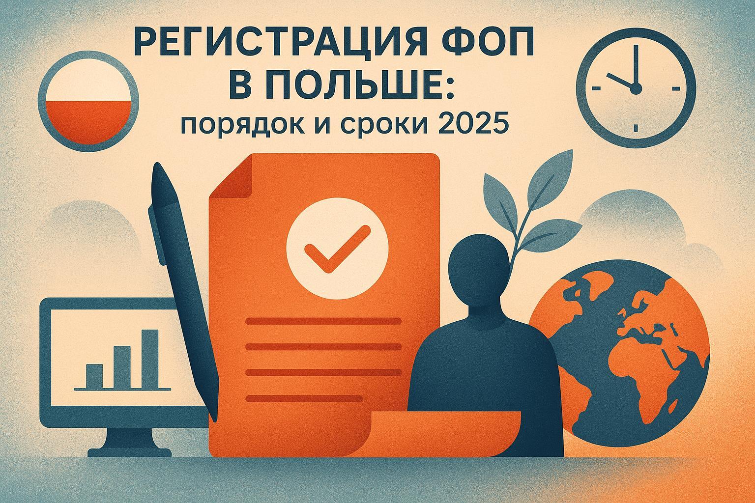 Регистрация ФОП в Польше: порядок и сроки 2025