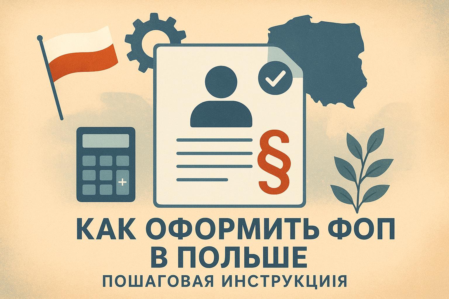 Как оформить ФОП в Польше: пошаговая инструкция