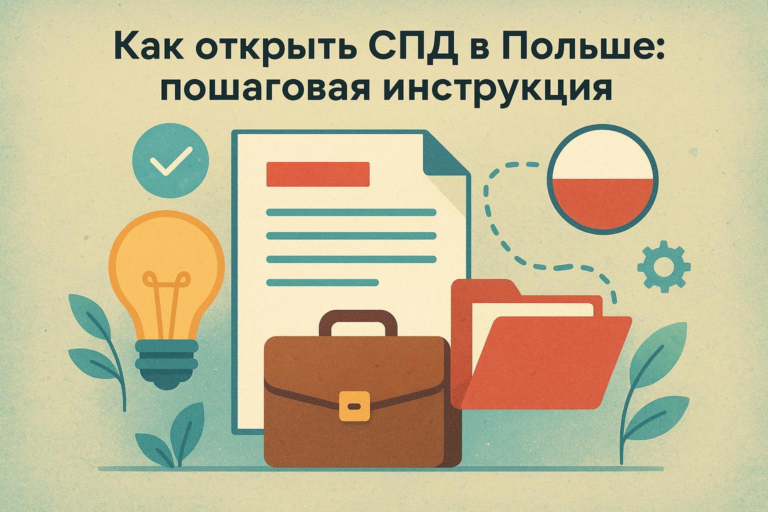 Как открыть СПД в Польше: пошаговая инструкция