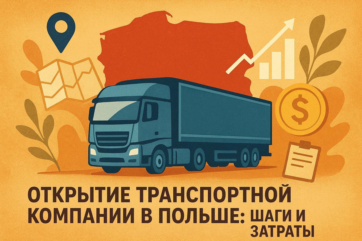 Открытие транспортной компании в Польше: шаги и затраты