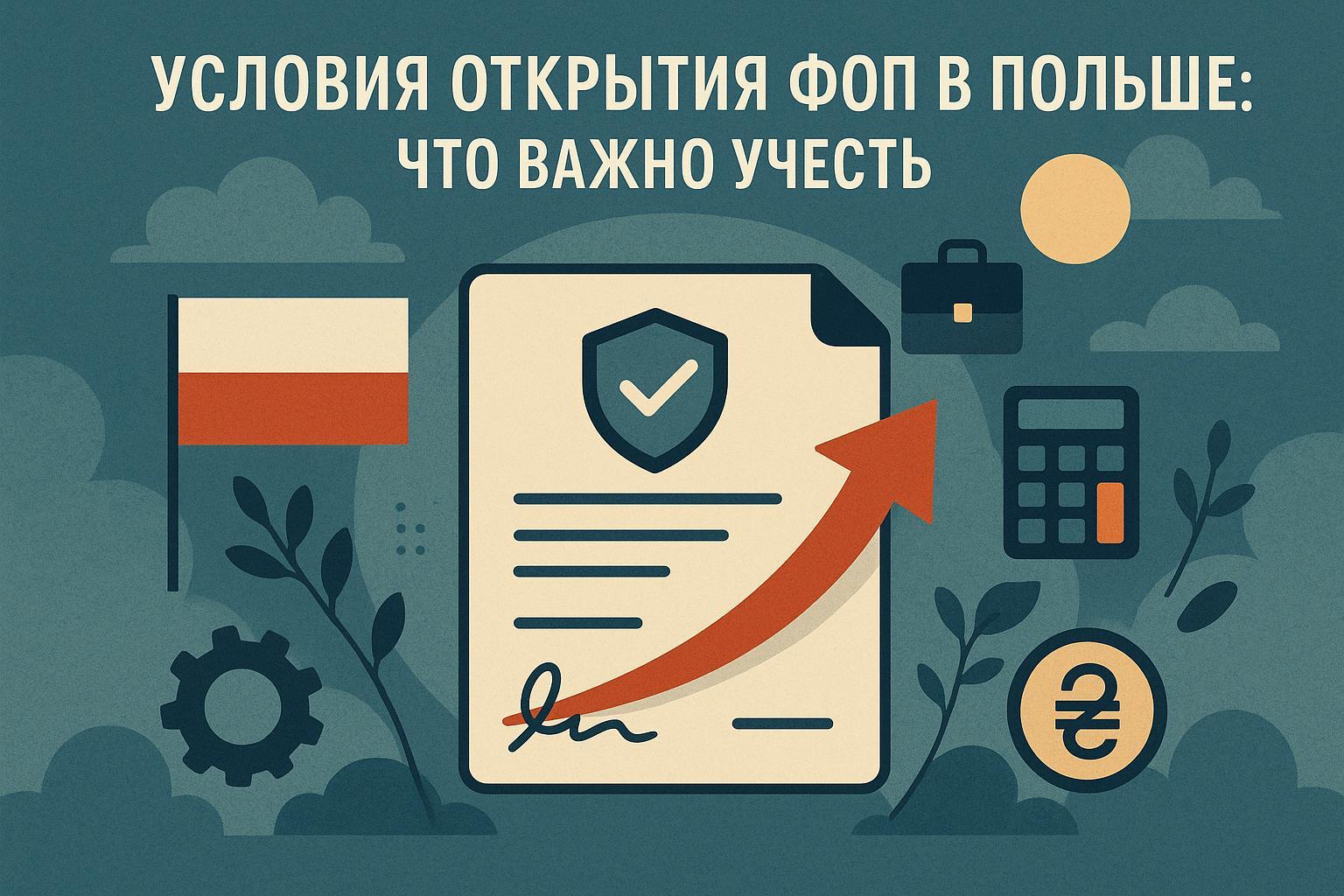 Условия открытия ФОП в Польше: что важно учесть