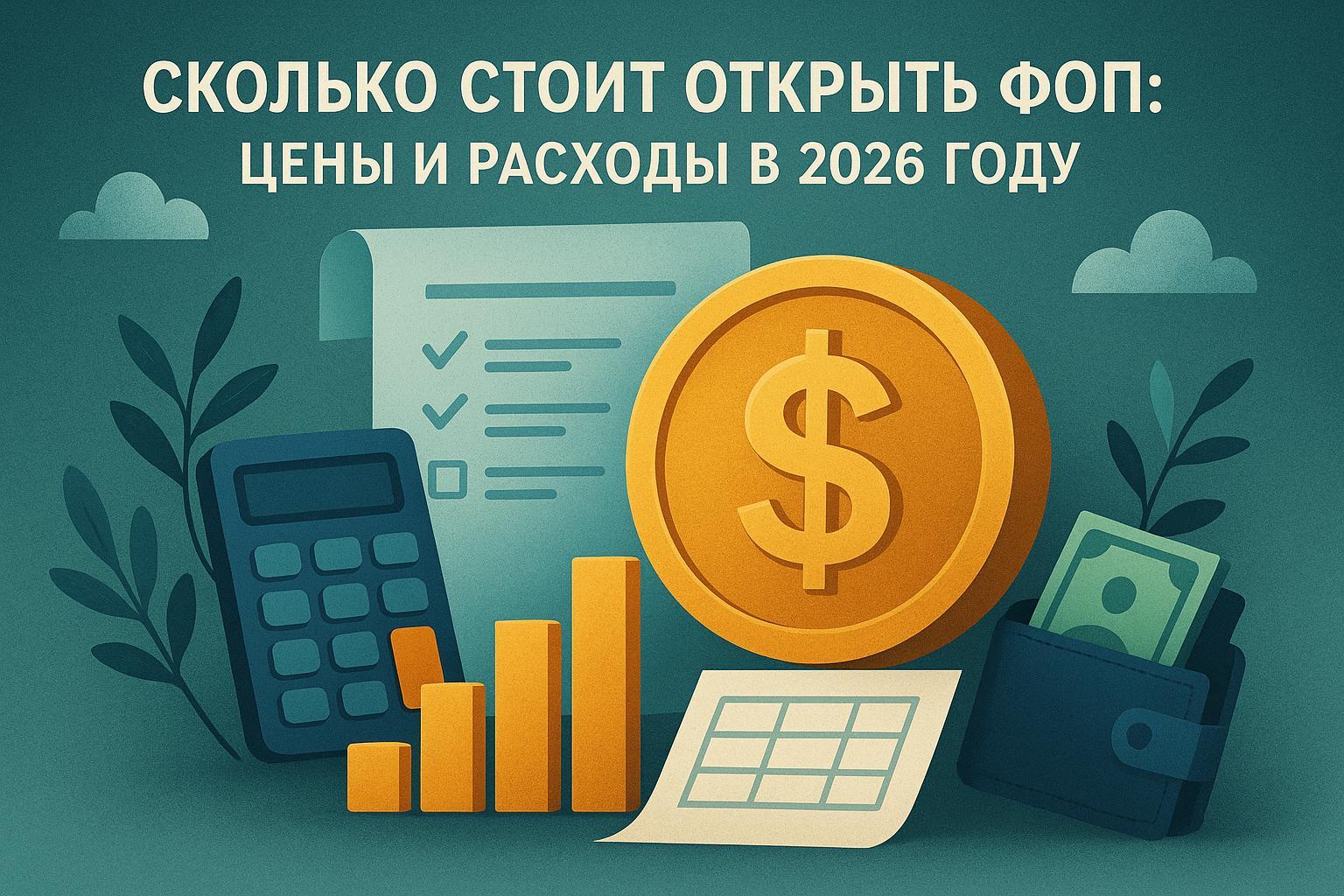 Сколько стоит открыть ФОП: цены и расходы в 2026 году