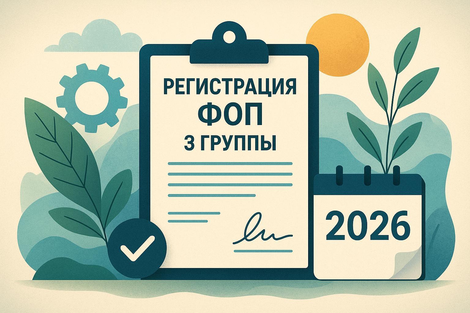 Регистрация ФОП 3 группы: этапы и нюансы в 2026 году