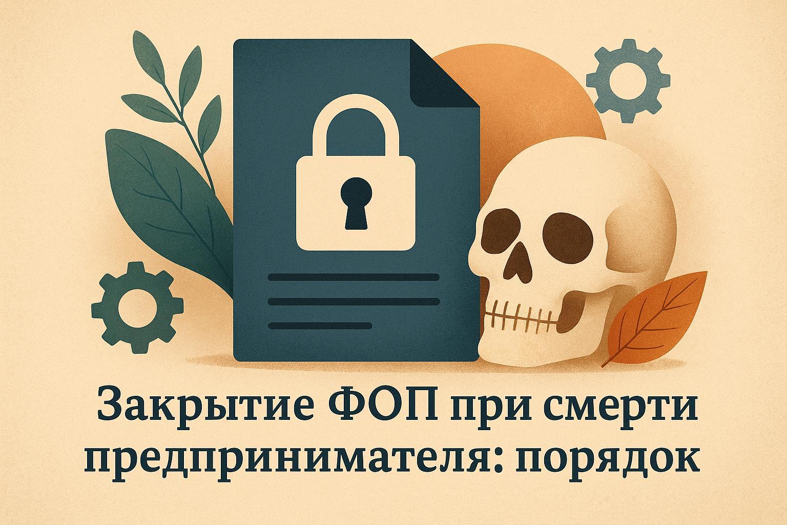 Закрытие ФОП при смерти предпринимателя: порядок