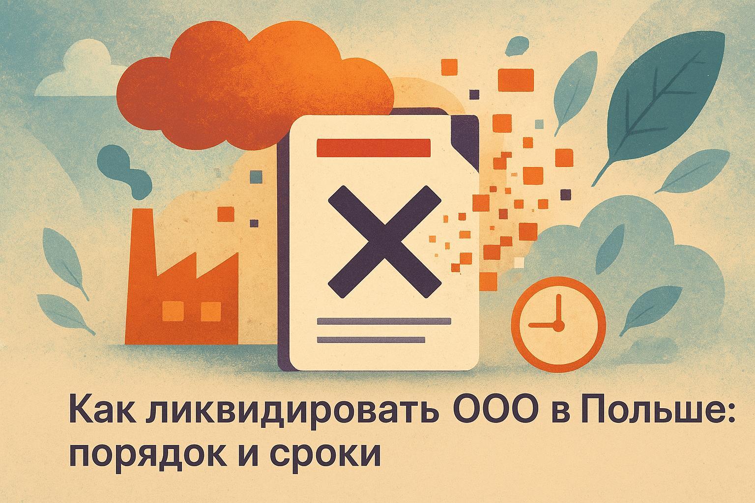 Как ликвидировать ООО в Польше: порядок и сроки