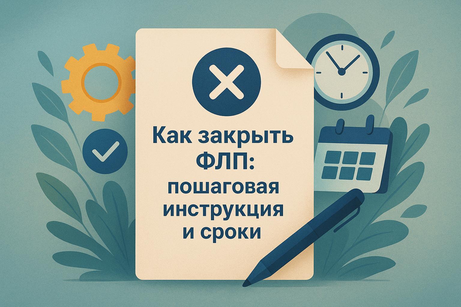 Как закрыть ФЛП: пошаговая инструкция и сроки