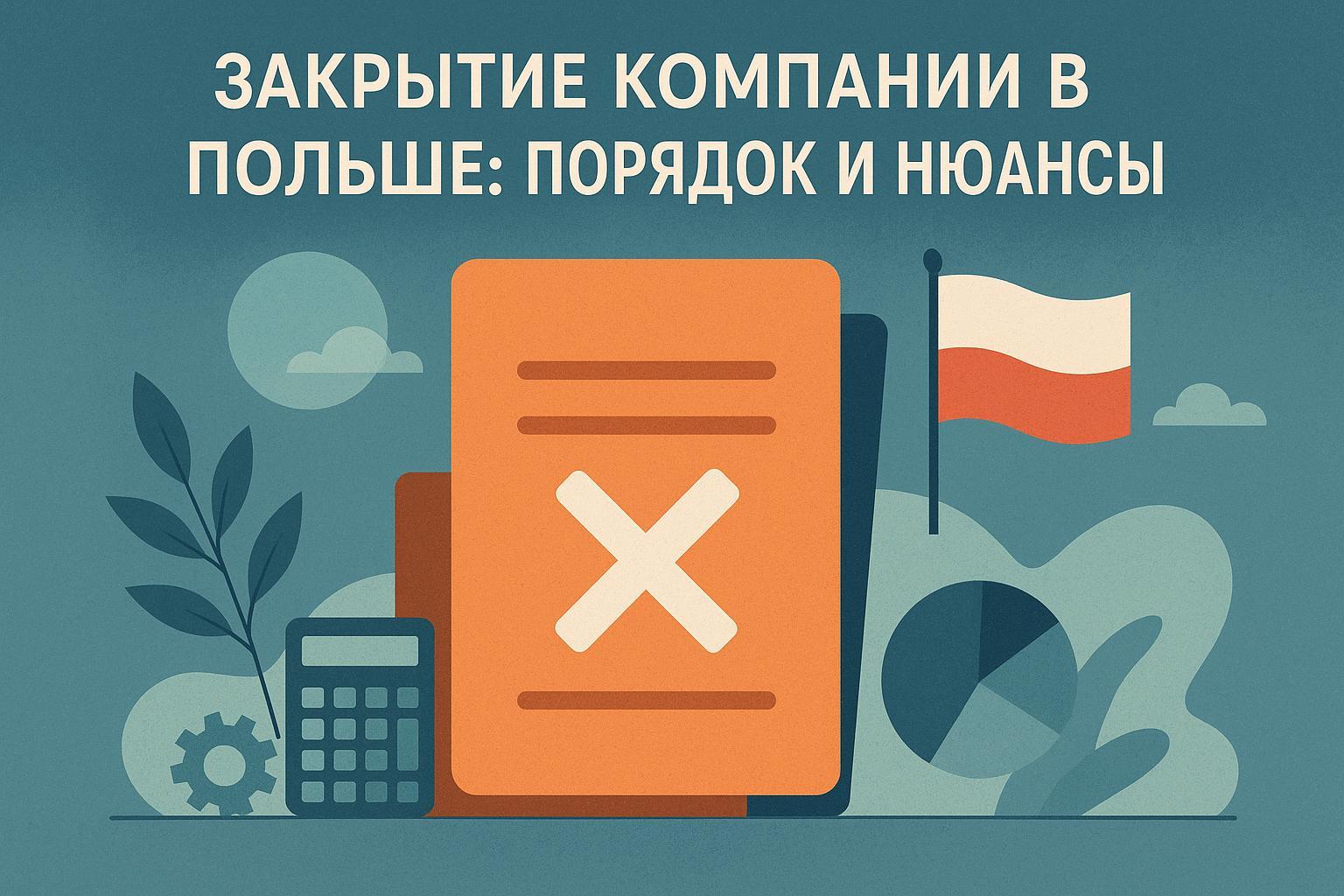 Закрытие компании в Польше: порядок и нюансы