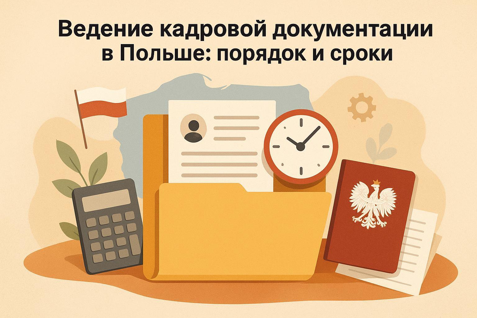 Ведение кадровой документации в Польше: порядок и сроки